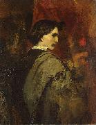 Anselm Feuerbach Self-portrait oil painting artist